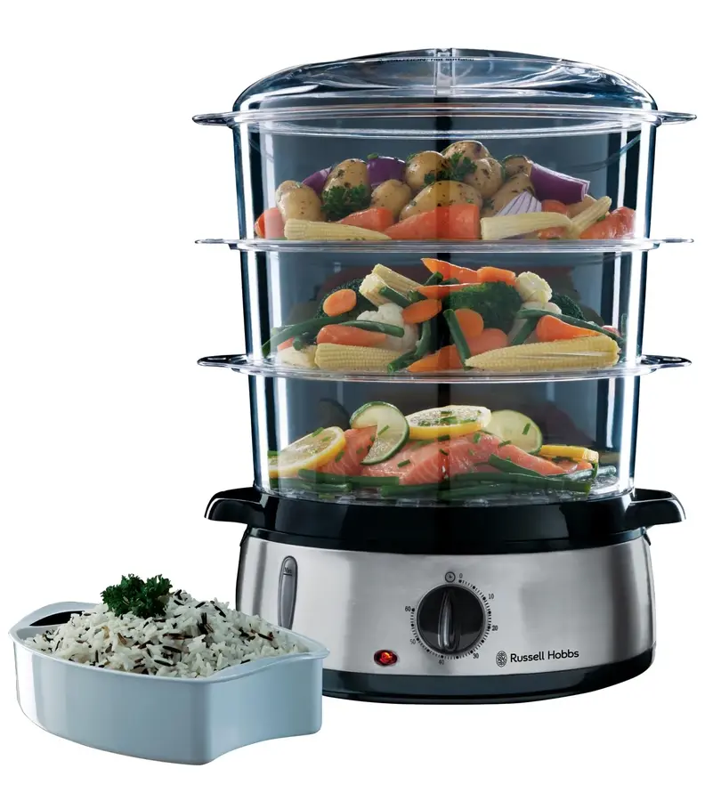 Russell Hobbs Cuiseur Vapeur [Grande capacité] Cook@Home (800W, 9 L,…