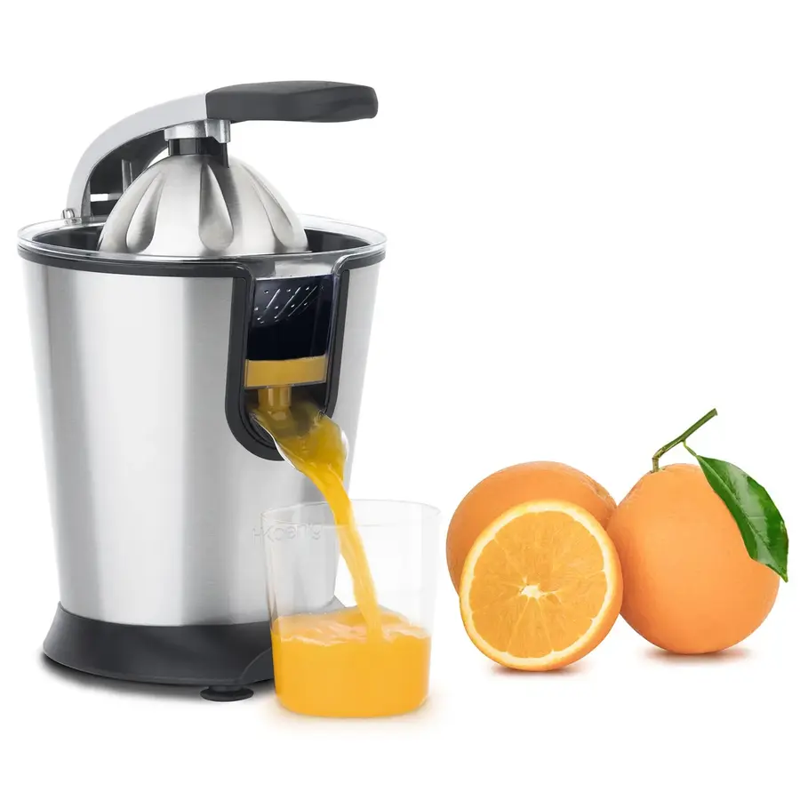 H.Koenig Presse-agrumes électrique professionnel à levier AGR80, inox…