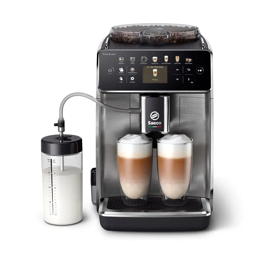 Saeco Expresso broyeur GranAroma - 16 Boissons, Écran Couleur Intuiti…