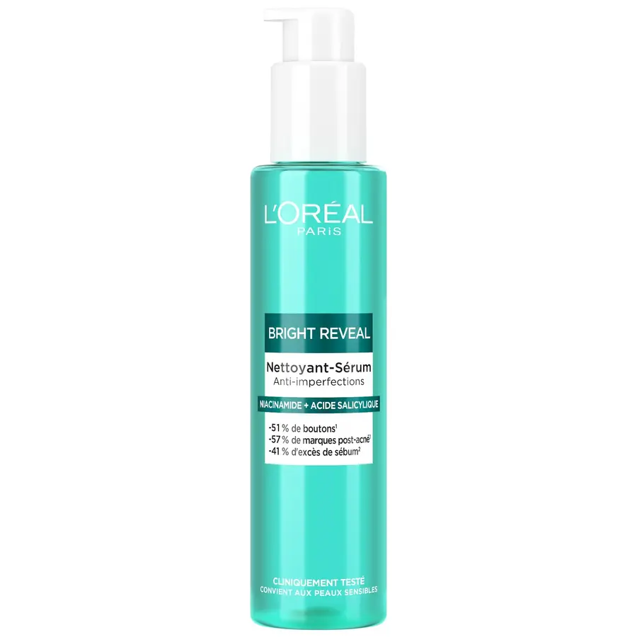 L'Oréal Paris Bright Reveal Nettoyant-Sérum Anti-Imperfections 150ml…