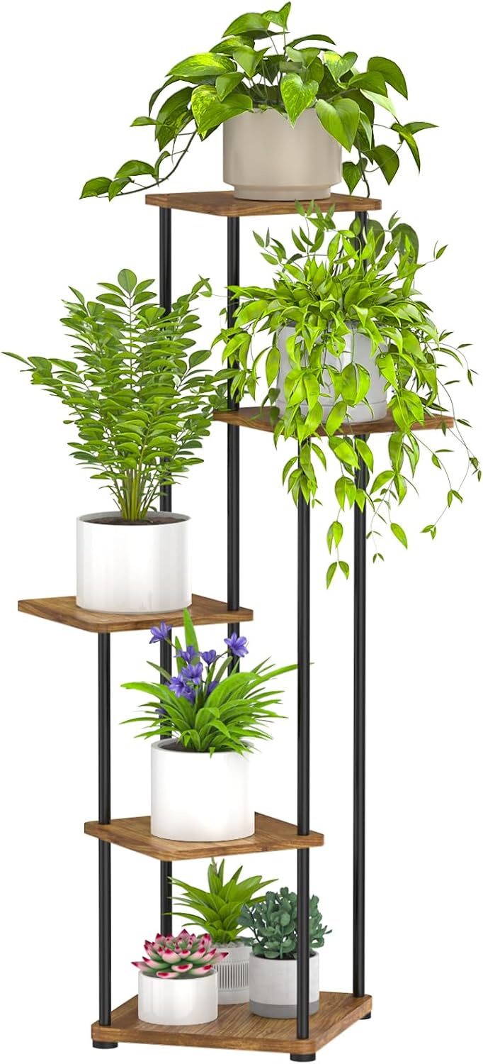 Support Plantes Intérieur à 5 Niveaux