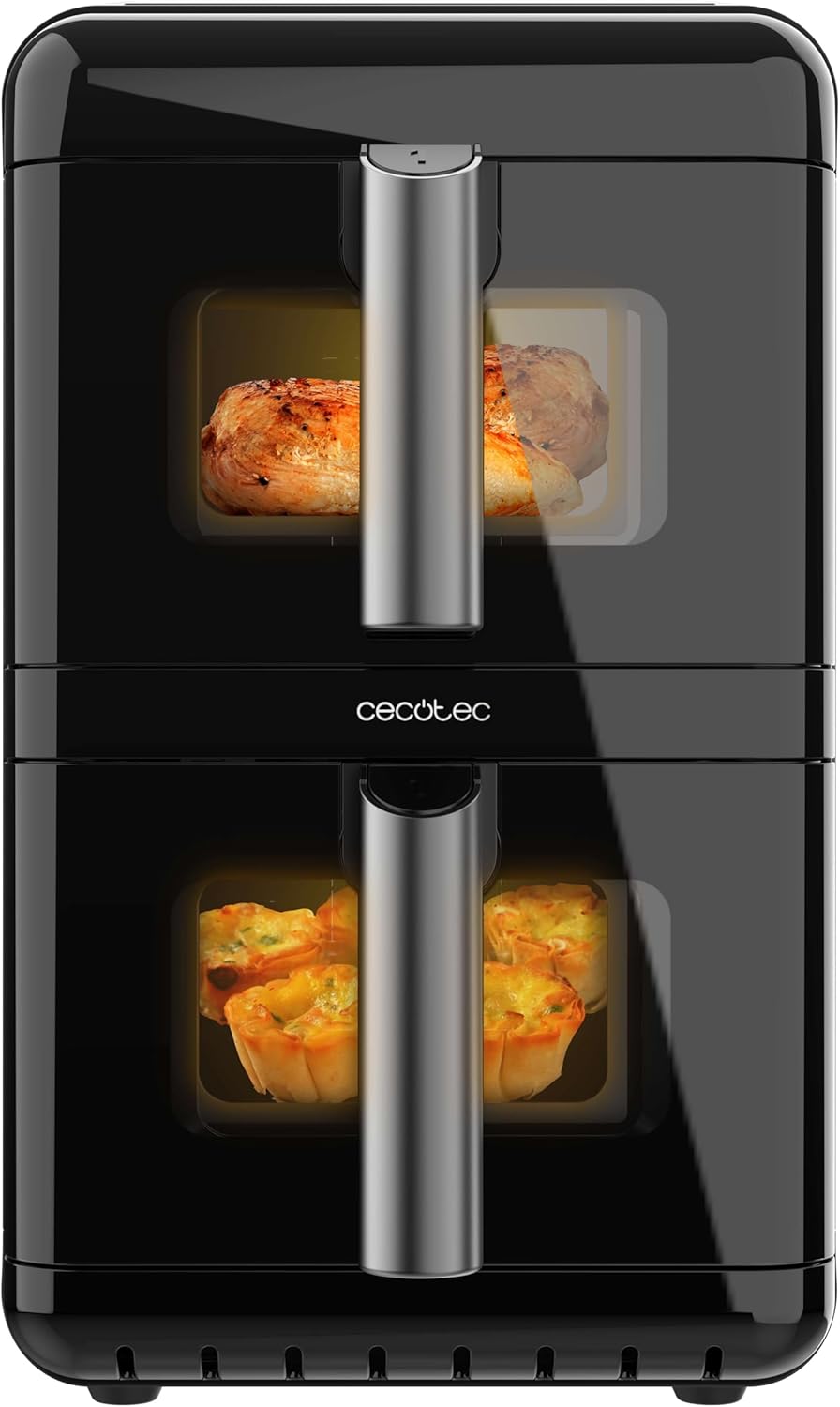 Cecotec Friteuse à Air sans Huile - Air Fryer 12L Cecofry DuoLevel 12…