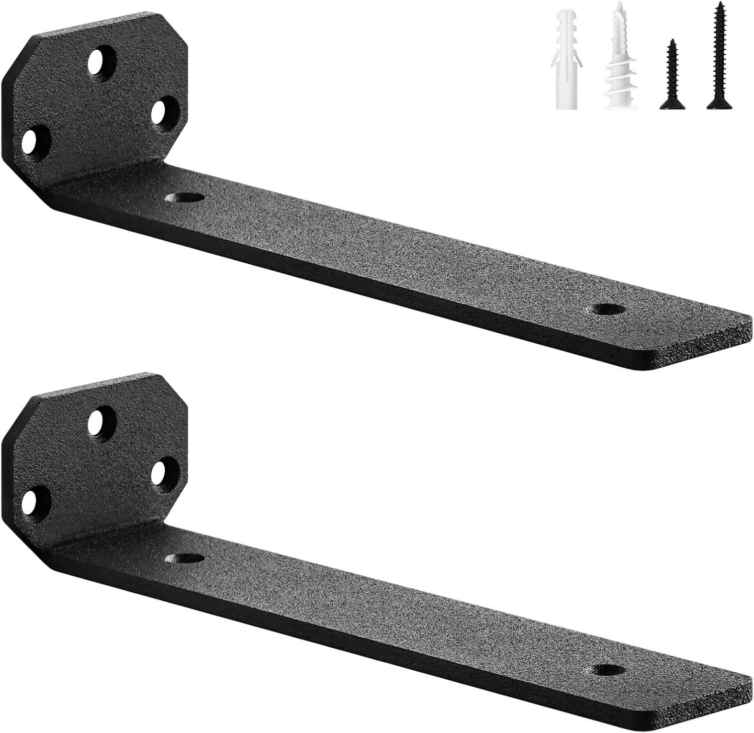 scicent Lot de 2 Équerre Étagère Murale Métal Renforcée